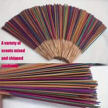 200/80/40/20 Mixed Fragrance Incense Sticks - Lavender, Sage, Rose, Cherry Blossom, Lemongrass, Jasmine, Sandalwood, Dragon's Blood, Eucalyptus, Vanilla - Assorted Size, Wholesale Bulk, Suitable For Home And Outdoor Use, Holiday Aroma | Decorative Incense | Fragrance Incense Sticks, Ideal For Home - 隨機混裝 - 查看 8