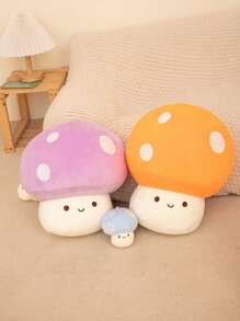 Almohada de peluche con forma de hongo y colgantes, juguete de peluche con forma de hongo relleno y adorable, almohada de peluche con forma de hongo para decoración de habitación y regalo para niños