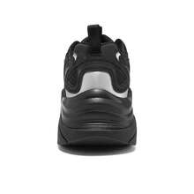 Skechers Giày thể thao họa tiết hình học đệm lưới thoáng khí cho nam mùa xuân/hè, mẫu 894190 - Đen/Chanh - Xem 2