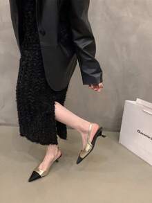 Women Heeled Sandals - 金色 - 查看 5