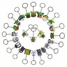 StarWars 25 Stücke Stern Wars Silikon Schlüsselanhänger - süßer Cartoon-Stil Schlüsselhalter, langanhaltend, tragbarer Schlüsselzubehör, perfektes Geschenk für Feiertage und Geburtstage, PVC-Material, lässiges Design, Feiertags-Schlüsselanhänger | verspieltes Design | hochwertige Verarbeitung, Taschenzubehör, geeignet als Party-Gastgeschenke, perfekte Geschenke für Halloween, Weihnachten