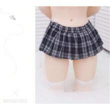 Women Sexy Skirt Super Mini Pleated Plaid Role Play Schoolgirls Short Skirt Lingerie Sexy