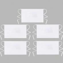 1/2/5 Piezas Delantal de chef unisex con 2 bolsillos grandes y 1 bolsillo pequeño - Delantal de cocina de poliéster para cocinar, restaurante, bar, cafetería - Disponible en varios colores, uniforme de restaurante | Menaje práctico | Delantal con múltiples bolsillos