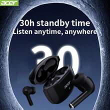 Acer Bluetooth-Ohrhörer | In-Ear Design | TWS kabellose Ohrstöpsel | Tiefer Bass Stereo | Niedrige Latenz Gaming | Bequemer Sitz (Studium/Büro/Training/Laufen/Gym) | Kompatibel mit mehreren Geräten (Smartphone/Tablet/Laptop) | Empfohlen als Weihnachts-/Valentinsgeschenk [Acer offiziell authentisch]