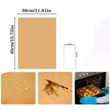 100张一次性烘焙食品纸，不含荧光剂，耐油防水硅油纸，-（50张，20张）12英寸X 16英寸超大尺寸，适用于烧烤，烘焙，糕点展示，油炸食品，季节性学校活动，学校典礼，派对和聚会