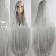 100cm Long Straight Synthetic Lolita Wig For Halloween Party Cosplay, Available In Gold, Blue, Red, Pink, Green, Purple, Suitable For Women Halloween Party - Multicolor - View 22