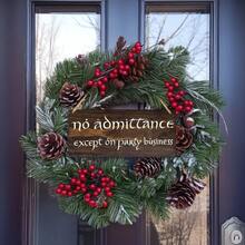 No Admittance Except On Party Business Stained Sign 5in X 12in Lord Of The Rings Inspired Wood Sign. - Apricot - View 9