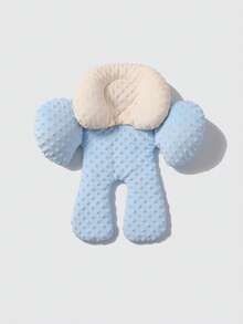 1 pieza Almohadilla para cochecito de bebé, cojín de asiento con lunares de felpa para todas las estaciones, accesorio para cochecito, ayuda para caminar y colchoneta para dormir para el carrito de bebé - Multicolor - Ver 14