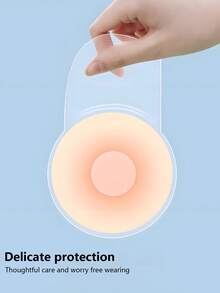 2 Stücke/Packung (10cm/3,93 Zoll) Damen Silikon Brust-Lift BH, Nippel Abdeckungen für trägerlose BHs, BH-Pads für Partykleider und Abendkleider, hebt und schiebt den Busen hoch, verbessert das Dekolleté - Verschiedenfarbig - Übersicht 8