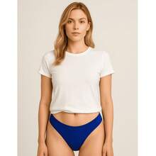 Kit Calcinhas Feminina Microfibra Tanga CONFORT REF 040 - Multicolorido - Visão 3