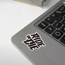 3 件“Ride Or Die”防水乙烯基贴纸，适用于装饰自行车、摩托车、汽车、水瓶。、耐候设计、汽车保险杠贴纸