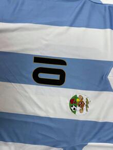 ODMYONO Tween Boy 2024-2025 Argentina-Inspired Football Kit For Ages 8-12) - Number 10 Jersey And Shorts Set, Home Design Style - White - View 5