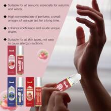 Fruit Roll-On Essential Oil Series: Unique Charming Fresh Scent, Long Lasting Fragrance, Portable Fragrance