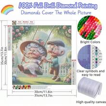 Summer Must-Have,2025 Best SellerLILEIDECO Painting Kits Adults 5D Art Paint With Round Diamonds Full Drill Gem Art Backpack Cow Painting Kit Home Wall Decor Gifts 12x12inch