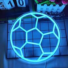 Football Dimmable Neon Light Football Neon Sign Football Light, Wall Decor Art Mood Light For Birthday Party, Home Decor, College Gift Bedroom, Men's Private Space, Bar, Party, Club Decoration - Gift For Football Lovers - Multi-color light - View 7