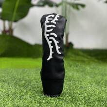 Funda clásica negra para cabezal de palo de golf: un accesorio de golf duradero, impermeable y que proporciona la mejor protección para tu palo de golf.