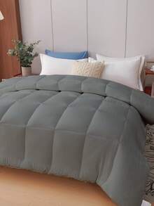 1件装绗缝被 - 四季通用羽绒被，羽绒替代被