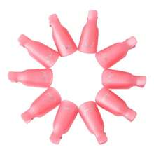 10 Piece Nail Polish Remover Clips Set, Nails Art Gel Cap Soak Off Clip UV Manicure Soak Off Nail Clips Gel Polish Remover Wrap Tool - 1 - 查看 1