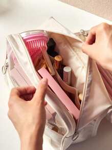 Travel Makeup Bag Waterproof Toiletries Organizer High Quality Women Neceser Bathroom Hook Wash Pouch Hook Storage Bag Bag For School School Accessories School Stuff Travel Essentials Holiday Vacation Duffle Bag Luggage Suitcase Travel Bag For Women