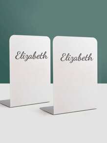 Personalized Custom L-Shaped Book Stand; Simple Large Book Rest; Desktop Storage Book Stand; Metal Creative Partition; Book Shelf Partition; Iron Bracket Back To School