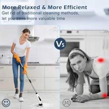 Electric Spin Scrubber, Cordless Motorized Cleaning Brush And Seven Interchangeable Brush Heads, Handheld Power Shower Scrubber Cordless, Suitable For Wall, Floor, Tile, Bathtub, Kitchen, Bathroom