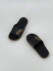 Unisex Comfortable Non-Slip Slippers, Suitable For Indoor Wear, Outdoor Sports, Beach, Bathroom, Home Use. Fashionable Casual EVA Slide Sandals, Ideal For Teens, Summer, Athletic, Vacation, Travel, Graduation Gifts, Birthday Accessories