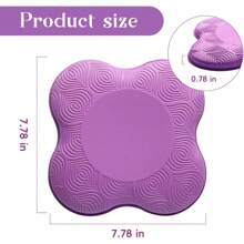 2 Packs Yoga Knee & Elbow Cushions - Extra Thick Foam For Knees, Elbows, Wrists, Hands & Head - Pilates & Kneeling Pads - Support Foam Pads For Women & Men