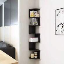 5-Tier Floating Wall Shelf, 86cm X 20cm Space-Saving Storage Rack For Home Decor, Suitable For Living Room, Bedroom, Office To Organize And Decorate Living Space