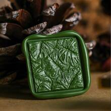 1 Pc, Cute Texture Series Wax Stamp Head, Removable Wax Stamp Head For Footprints/Grids/Leaves, Suitable For Envelope Letter/Invitation Letter/Party/DIY Craft Stamp Decoration/Gift Decoration/Various Holiday Gifts,For School Supplies,Back To School
