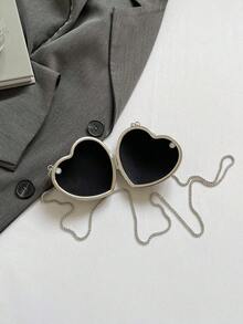 1 件斋月迷你纯色珍珠亮光手提包，情人节礼物单肩斜挎包