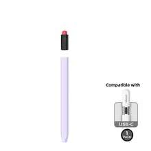 Classic Hexagon Silicone Case Compatible With Apple Pencil Cover Sleeve Skin Accessories, Compatible With Magnetic Charging And Double Tap