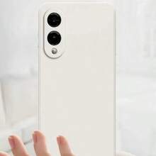 Simple Solid Color Anti-Silicon TPU Mobile Phone Case For Compatible With Samsung S25/S25Plus/S25Ultra/S25Edge/S24/S24Plus/S24Ultra/S24FE/S23FE/S23/S23Plus/S23Ultra/S22/S22Plus/S22Ultra/S21/S21Plus/S21Ultra/S21FE This Is A Lightweight And Beautiful Mobile Phone Case For Men And Women Waterproof Shockproof Anti-Fall Scratch Resistant - Black - View 6