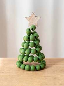 Cirelle 1 件创意北欧风格木制圣诞树装饰，迷你圣诞树家居装饰，木制树设计，适合日常使用，家居装饰，圣诞装饰，办公桌装饰，房间装饰，卧室装饰，家居圣诞装饰，秋季装饰，房间装饰用品，客厅装饰，派对用品 - 彩色 - 查看 11