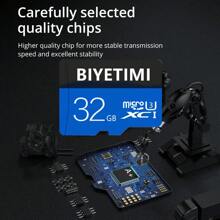 Biyetimi Speicherkarte TF Blitzkartem C10 U3 Micro SD Karte 32GB 64GB 128GB für Kamera/Android Handys/Computer Kopfhörer Lautsprecher HD Kamera