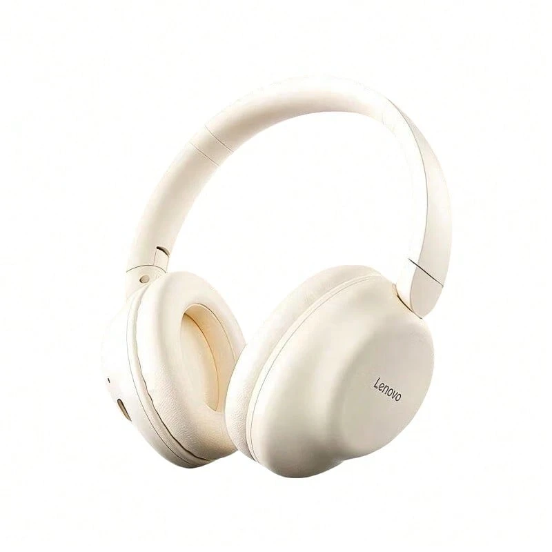 Lenovo TC3307 Wireless Bluetooth 5.3 0.038ms Ultra-Low Latency Virtual 7.1 Surround Sound 50mm Titanium-Plated Unit Same As Professional Team - White - View 1