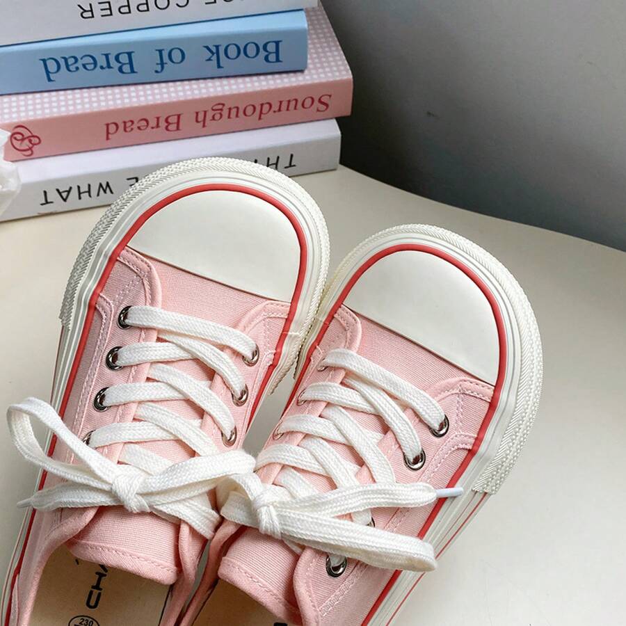 Women Canvas Shoes - 檸檬黃 - 查看 1