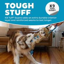 Outward Hound Ropiez Rope Interactive Dog Tug Toy For Tugging Squeaky Fun, 23.6 Inch Sloth, Brown, Large - Hươu cao cổ vàng 15" - Xem 10