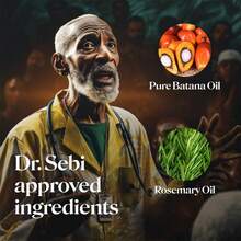 Aceite de Batana hondureño 100 % orgánico (30 ml/1 oz) con romero, unisex, para todo tipo de cabello (4 unidades) - Marrón - Ver 6