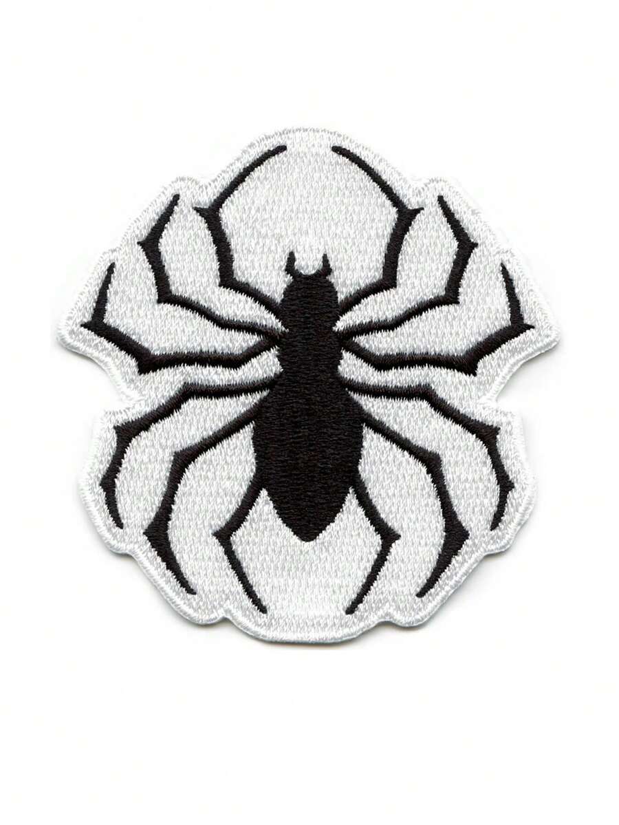 1PC Phantom Troupe Patch Spider Tattoo Embroidered Iron On