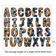 Colorful Galaxy / Star Space Letter Iron On Transfers, Clothing / Bag / Hat DIY Personalized Decoration Stickers, Vinyl Heat Press Print