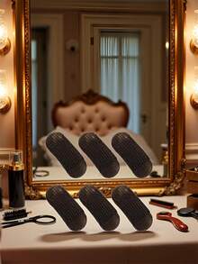 4 件装 Bump It Up 插入式发夹隐形发量底座垫头发造型配件工具适用于女士、学校用品