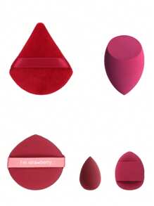 5/10/20/30/40/50/60PCS Makeup Tools Set Including:10PCS Makeup Sponges For Liquid Makeup+10PCS Mini Makeup Sponges For Liquid Makeup+10PCS Triangle Powder Puffs For Loose Powder And Makeup Setting+10PCS Air Cushion Powder Puffs For Facial Makeup+10PCS Mini Air Cushion Powder Puffs For Facial Concealer Makeup