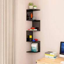 5-Tier Floating Wall Shelf, 86cm X 20cm Space-Saving Storage Rack For Home Decor, Suitable For Living Room, Bedroom, Office To Organize And Decorate Living Space