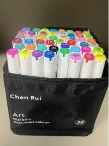 School Supplies, Art - Specific Marker Pens For Painting. Available In 120 - Color, 80 - Color, 60 - Color Sets. These Marker Pens Are For Anime Painting, And The Set Contains Water - Color Pens That Are Not Easy To Fade And Can Be Layered. Marcadores, Christmas Gifts, Essential Items For The Classroom.