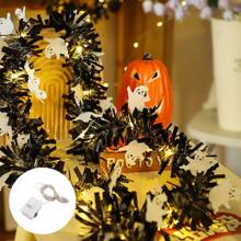 1/3 件 DIY 万圣节花环灯，2 米（6.56 英尺）/20LED 万圣节装饰灯，南瓜、蝙蝠、鬼魂，适用于万圣节派对、酒吧和房间墙壁装饰万圣节装饰灯家居装饰派对装饰万圣节装饰房间装饰万圣节花园装饰礼物仙女