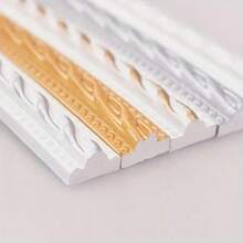 5米PVC软弧拱形线条，适用于欧式石膏天花板、弧形装饰框架、家居装饰贴纸 - 彩色 - 查看 10