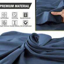 1pc Super Absorbent, Quick Drying Microfiber Travel Towel, Ultra Soft Compact Fast Drying Beach Towel, Suitable For Swimming, Beach, Fitness, Hiking, Yoga, Travel, Sports Backpack, Hand Towel/Gym Towel/Face Towel/Beach Towel - View 3