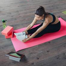 Local Delivery 7-Piece Yoga Equipment Set With Multiple Colors - Yoga Mat With Carrying Strap, 2 Yoga Blocks, Yoga Mat Towel, Yoga Hand Towel, Yoga Strap And Yoga Knee Pad - 粉色 - 查看 6