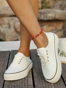 Women's Casual Fabric Sneakers, Flat, Fashion Versatile Slip-On, Chinese-Style Embroidery