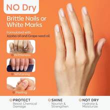 Modelones Removedor de esmalte de uñas de acetona, removedor de esmalte de gel profesional, removedor de pegamento de uñas fórmula natural con aceite de jojoba para hidratación y cuidado de uñas - Limón - Ver 10